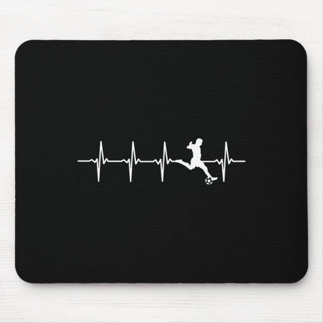 Mousepad Coração do Futebol - Jogador de Futebol  (Frente)