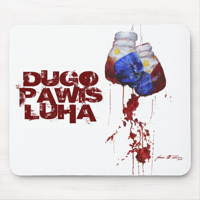 Mousepad Coração do Guerreiro Filipino (Frente)