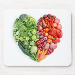 Mousepad Coração do vegetariano