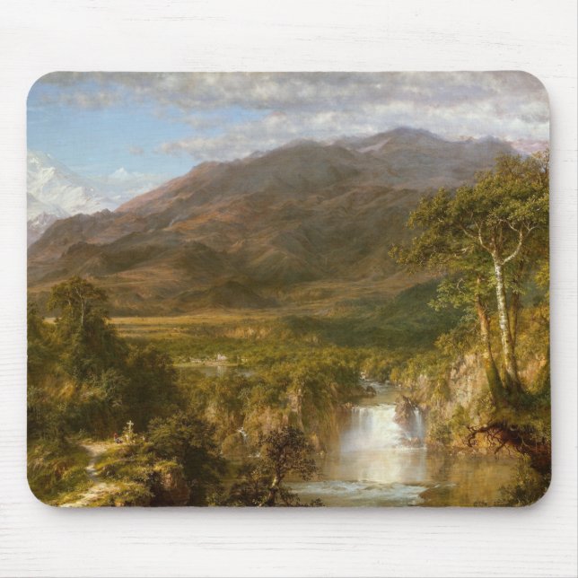 Mousepad Coração dos Andes (paisagem sul-americana) (Frente)