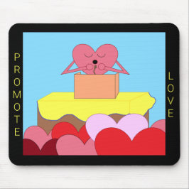 Mousepad Coração Falando Sobre O Amor: