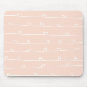 Mousepad Coração fofo