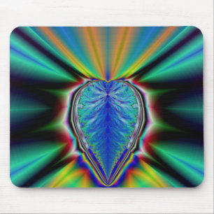 Mousepad Coração Fractal
