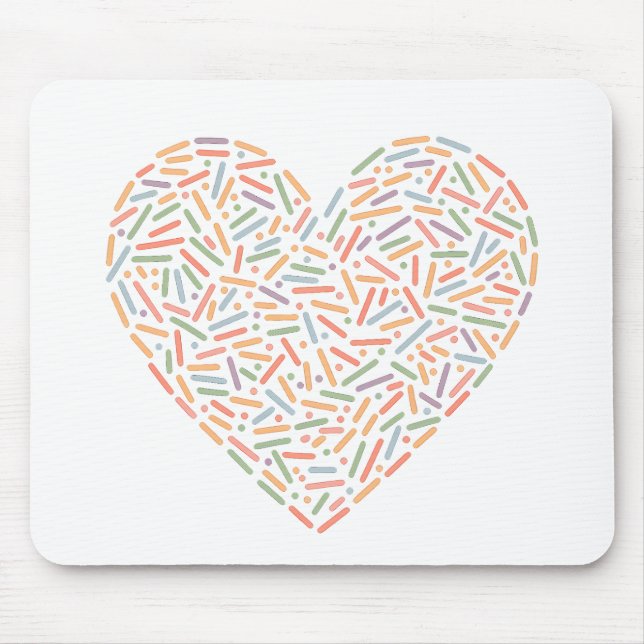 Mousepad Coração Grito Sprinkle | Baby Sprinkle (Frente)