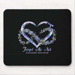 Mousepad Coração Infinito Não Me Esqueças Conscientização