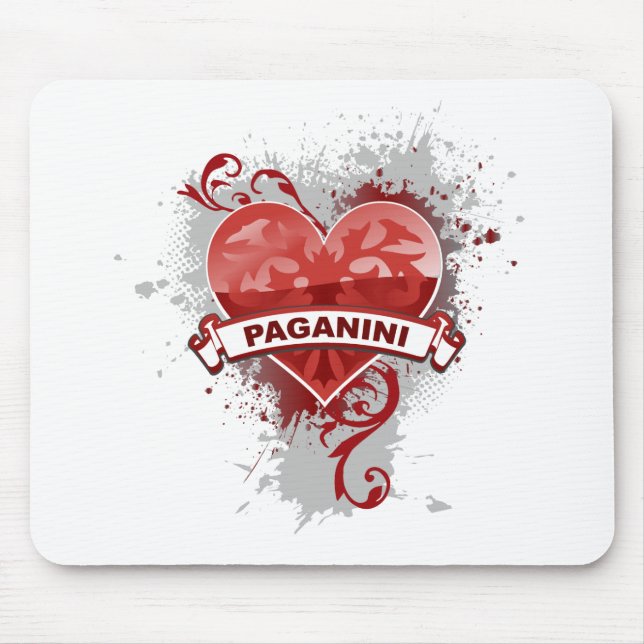 Mousepad Coração Paganini (Frente)