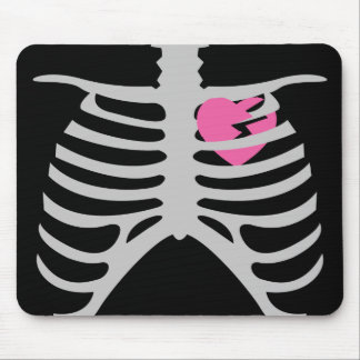 Mousepad Coração Quebrado na Faixa