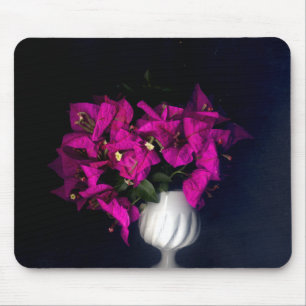 Mousepad Coração rosa no preto
