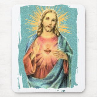 Mousepad Coração sagrado de Jesus