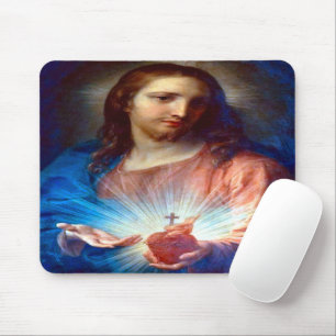 Mousepad Coração Sagrado de Jesus