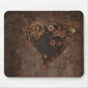 Mousepad Coração Steampunk
