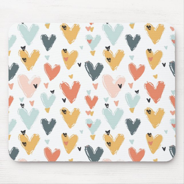 Mousepad Corações (Frente)