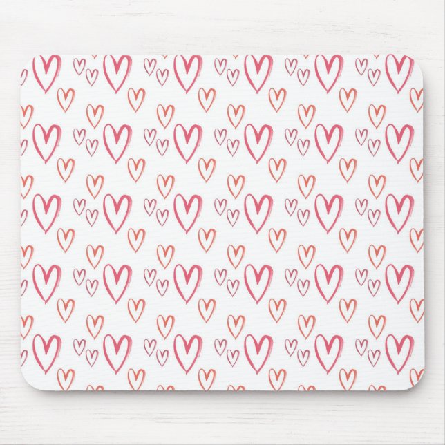 Mousepad Corações (Frente)