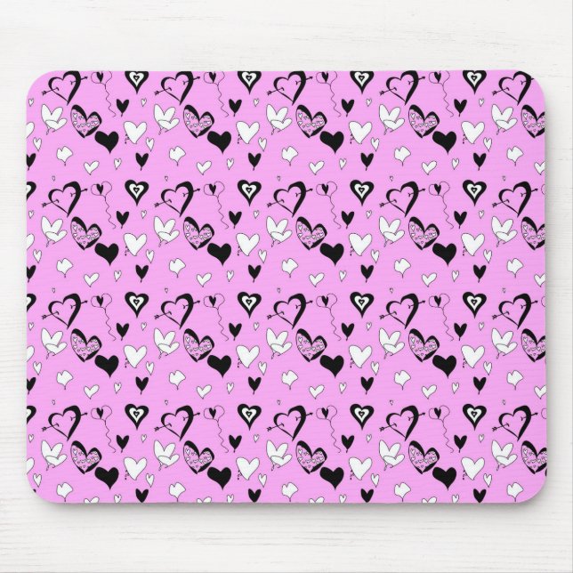 Mousepad Corações (Frente)