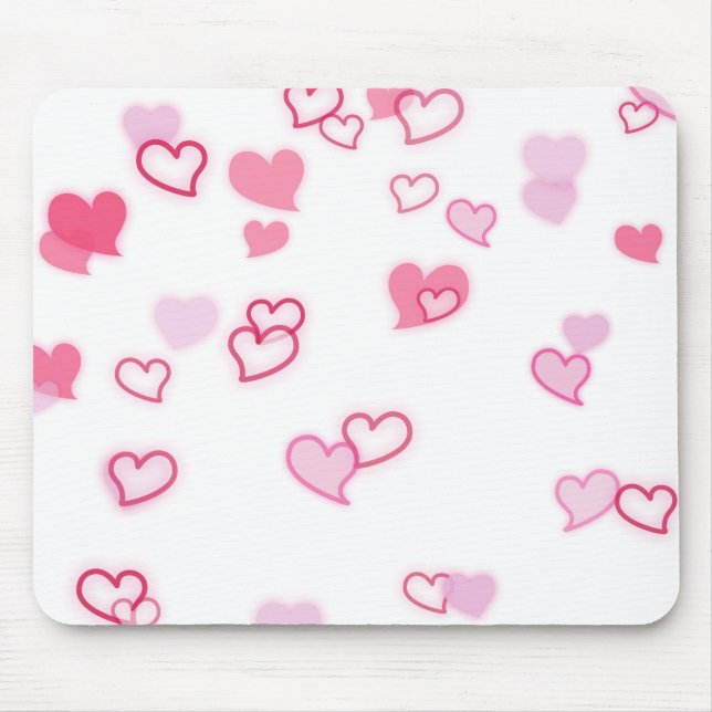 Mousepad Corações (Frente)