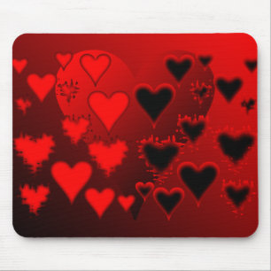 Mousepad Corações