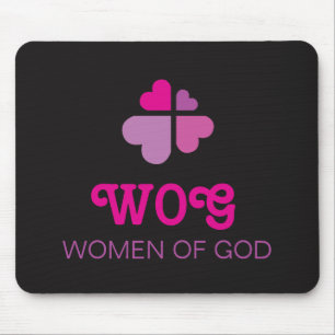 Mousepad Corações Cruz