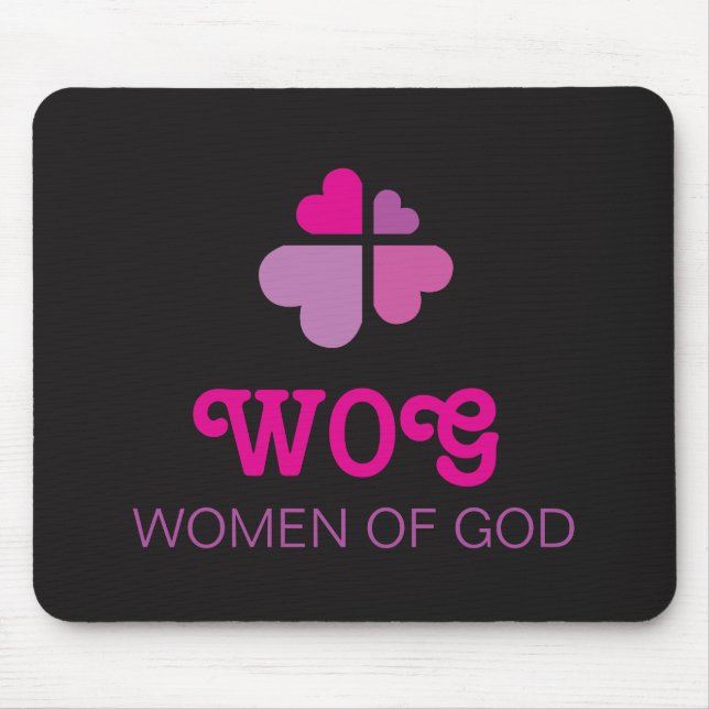 Mousepad Corações Cruz (Frente)