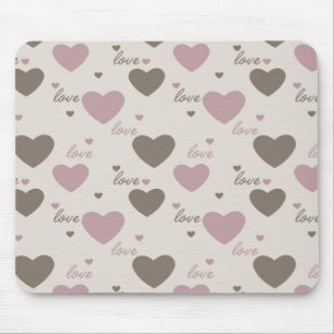Mousepad Corações de Amor