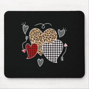 Mousepad Corações de Amor do Dia dos Namorados para Meninas