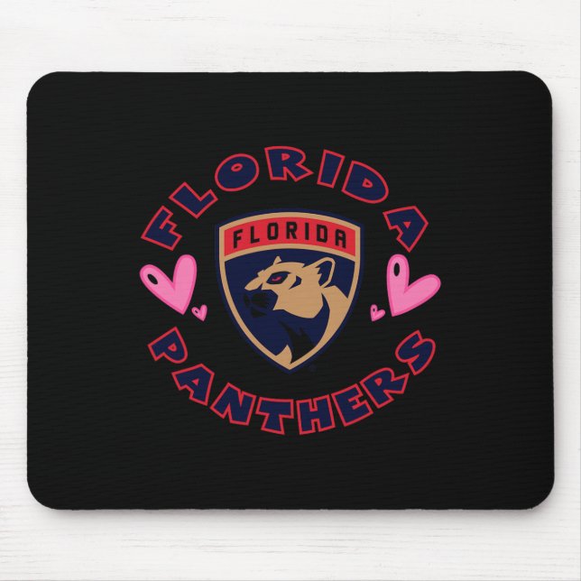 Mousepad Corações de Valentino dos Florida Panthers Nhl Lic (Frente)