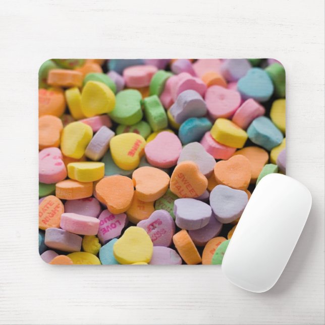 Mousepad CORAÇÕES DO CANDY DO namorados (Com mouse)