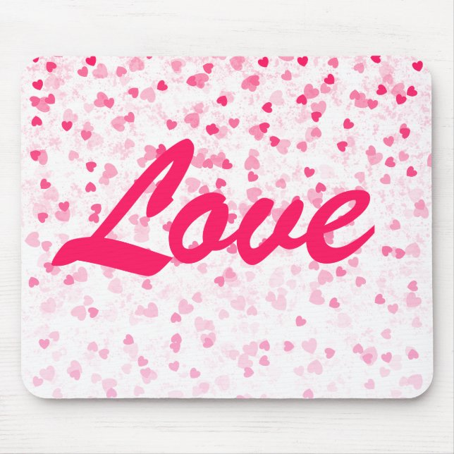 Mousepad Corações e Amor do namorados (Frente)
