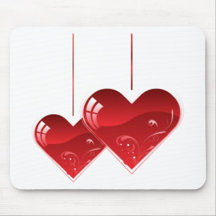 Mousepad Corações em uma Corda