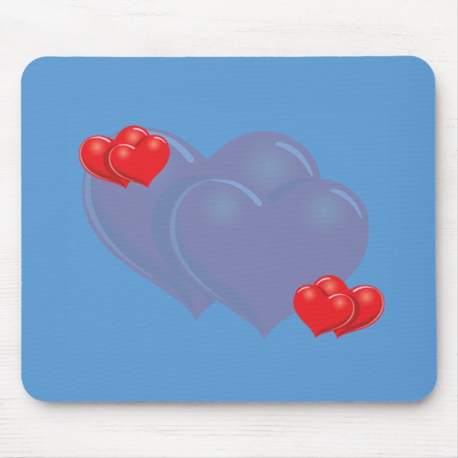 Mousepad Corações Pesados (Frente)