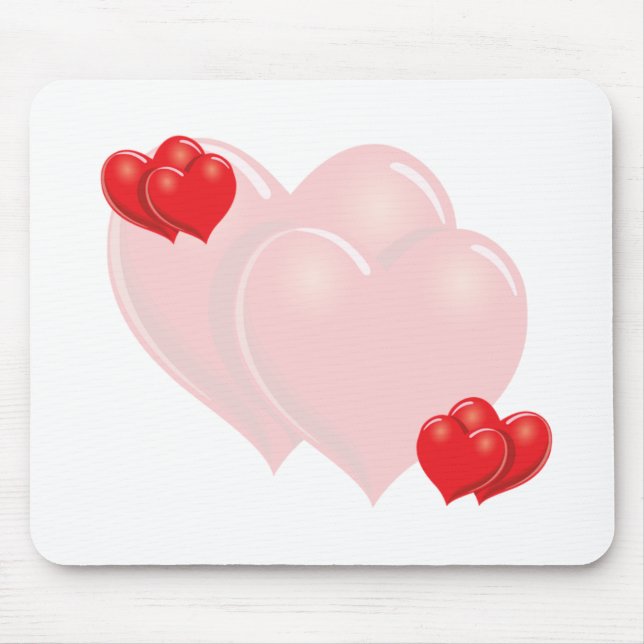 Mousepad Corações Pesados (Frente)