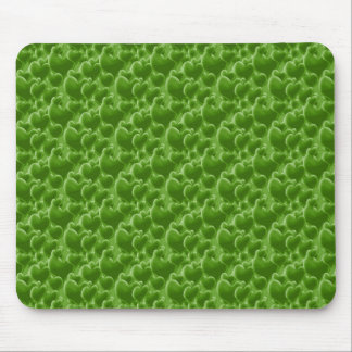 Mousepad Corações Verdes