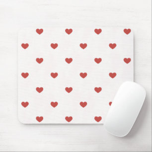 Mousepad Corações Vermelhos