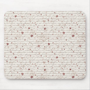 Mousepad Corações Vermelhos de Creme