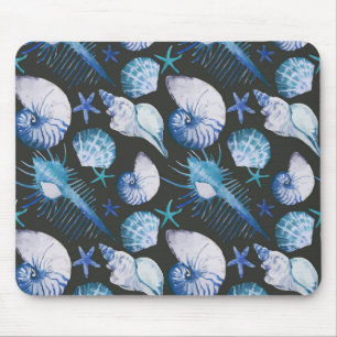Mousepad Corais com teste padrão dos escudos
