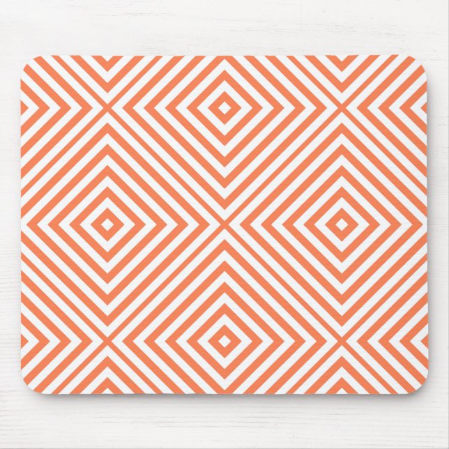 Mousepad Coral Diamond Chevron (Frente)