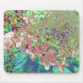 Mousepad Coral Elegante e Chartreuse Limelight Hydrangea