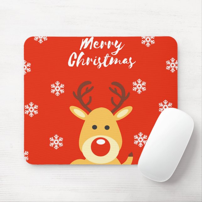 Mousepad Corante vermelho (Com mouse)