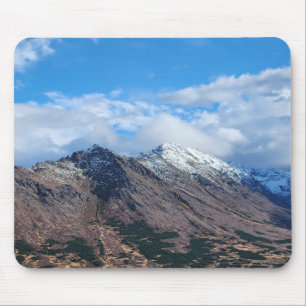 Mousepad Cordilheira Selvagem com Picos Nevados