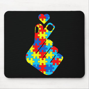 Mousepad Coreano - Sinal de Amor - Autismo Aconselhamento