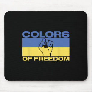 Mousepad Cores Da Liberdade Bandeira Da Ucrânia