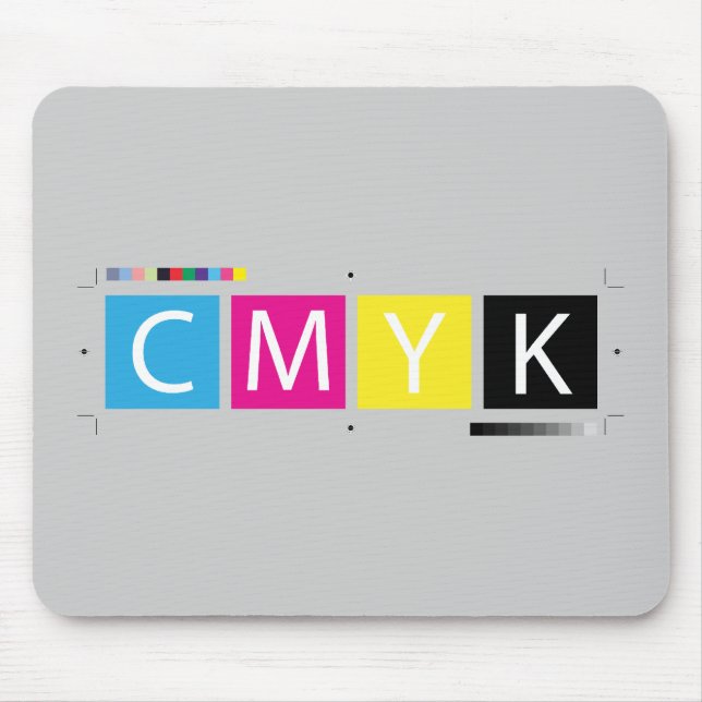Mousepad Cores da Pre-Imprensa de CMYK (Frente)
