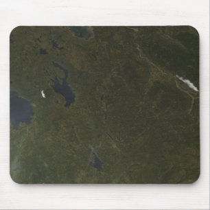 Mousepad Cores da queda em Rússia do noroeste