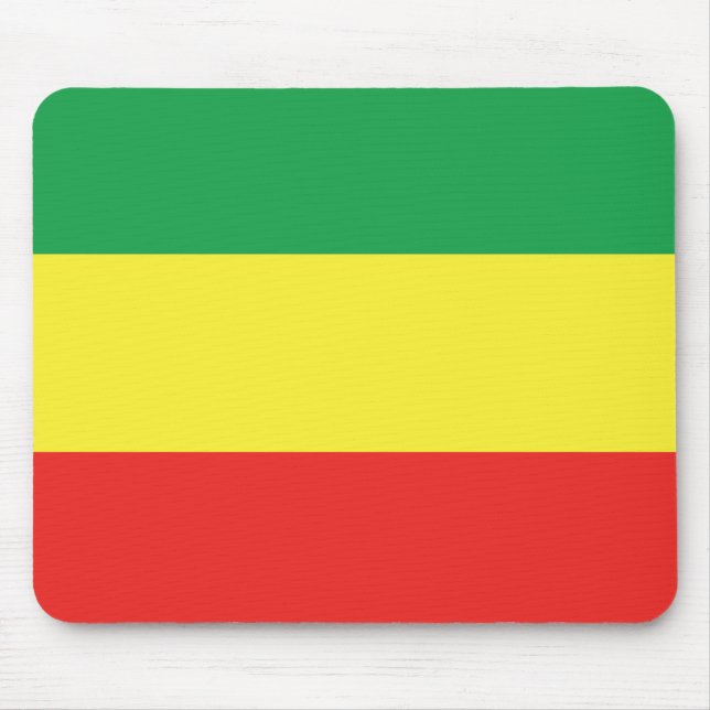 Mousepad Cores de bandeira africana (Frente)