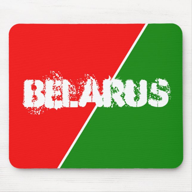 Mousepad Cores de Bandeiras Nacionais da Bielorrússia (Frente)