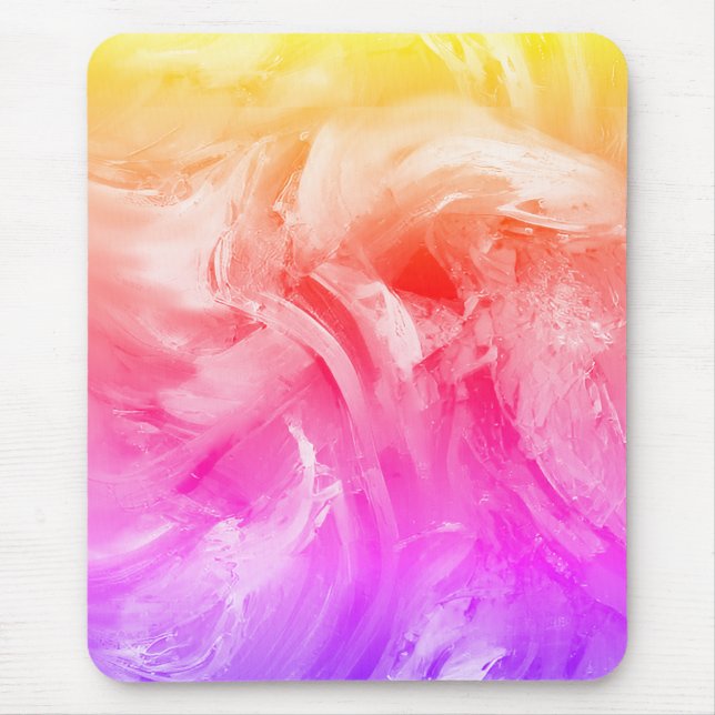 Mousepad Cores de luz giratória vibrantes (Frente)