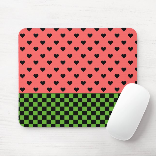 Mousepad Cores De Melancia Whimsical Padrão (Com mouse)