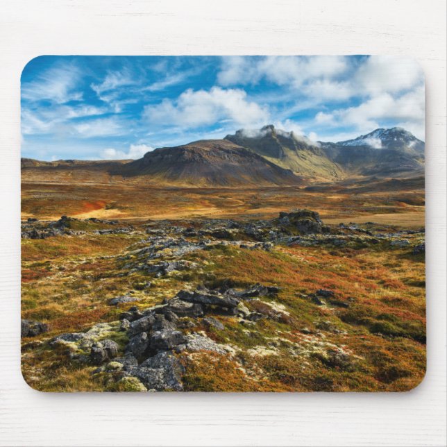 Mousepad Cores de outono na paisagem (Frente)