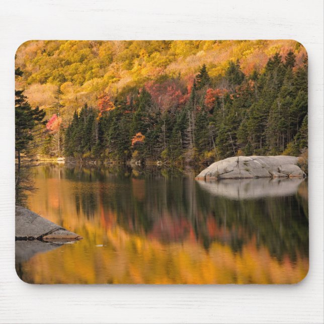 Mousepad Cores de Outono Refletidas em Lagoa de Castor (Frente)