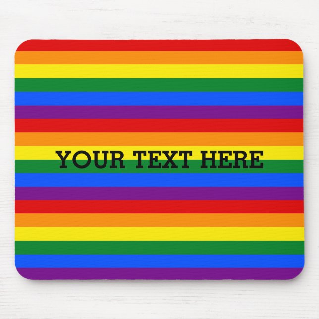 Mousepad CORES DO SINALIZADOR DA CAIXA DE CORREIO + texto (Frente)