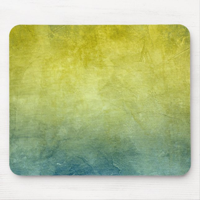 Mousepad Cores Grunares - Amarelo e Azul (Frente)